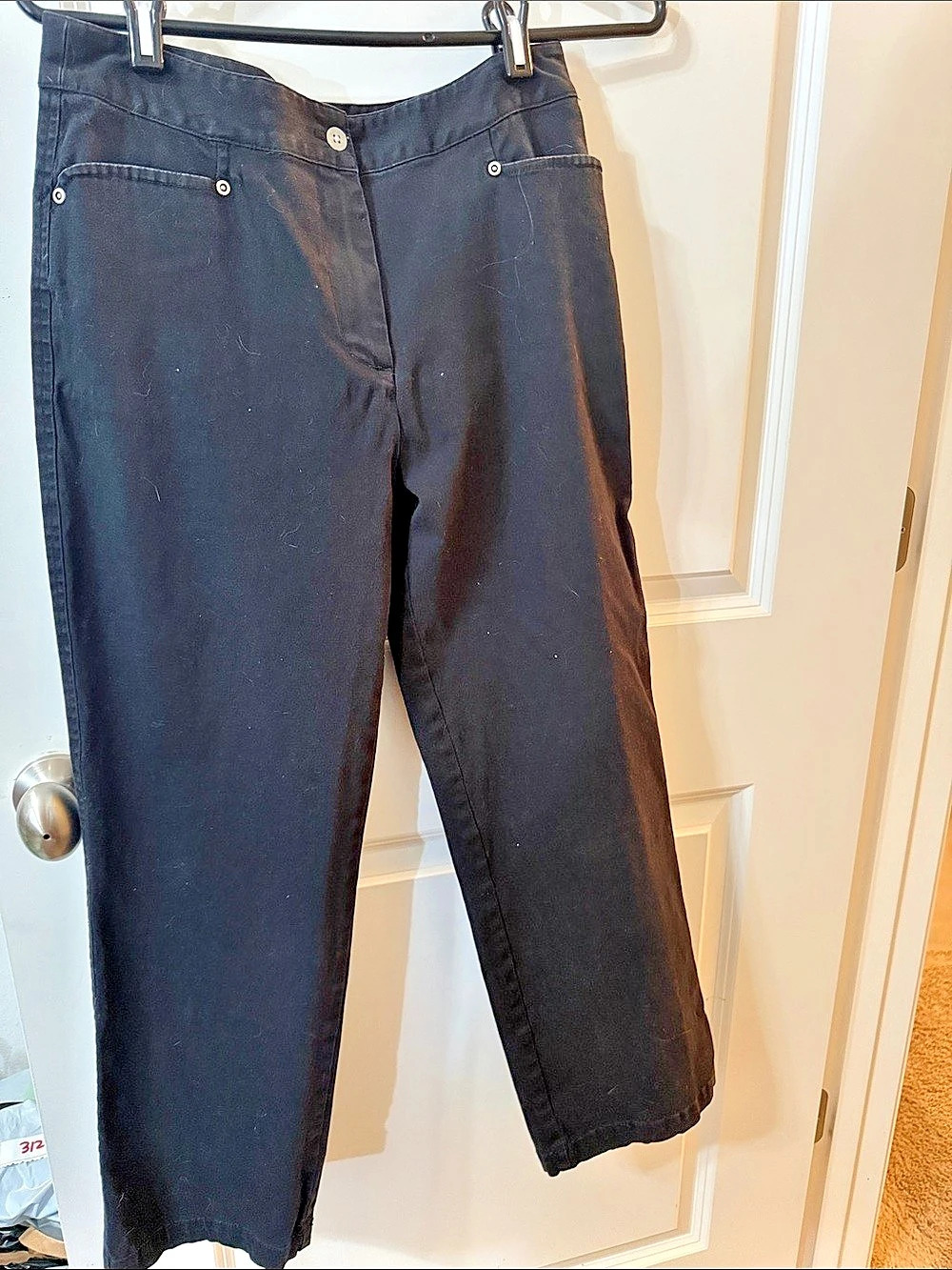 Additions by Chico's Black Cropped Pants Waist 0 Short